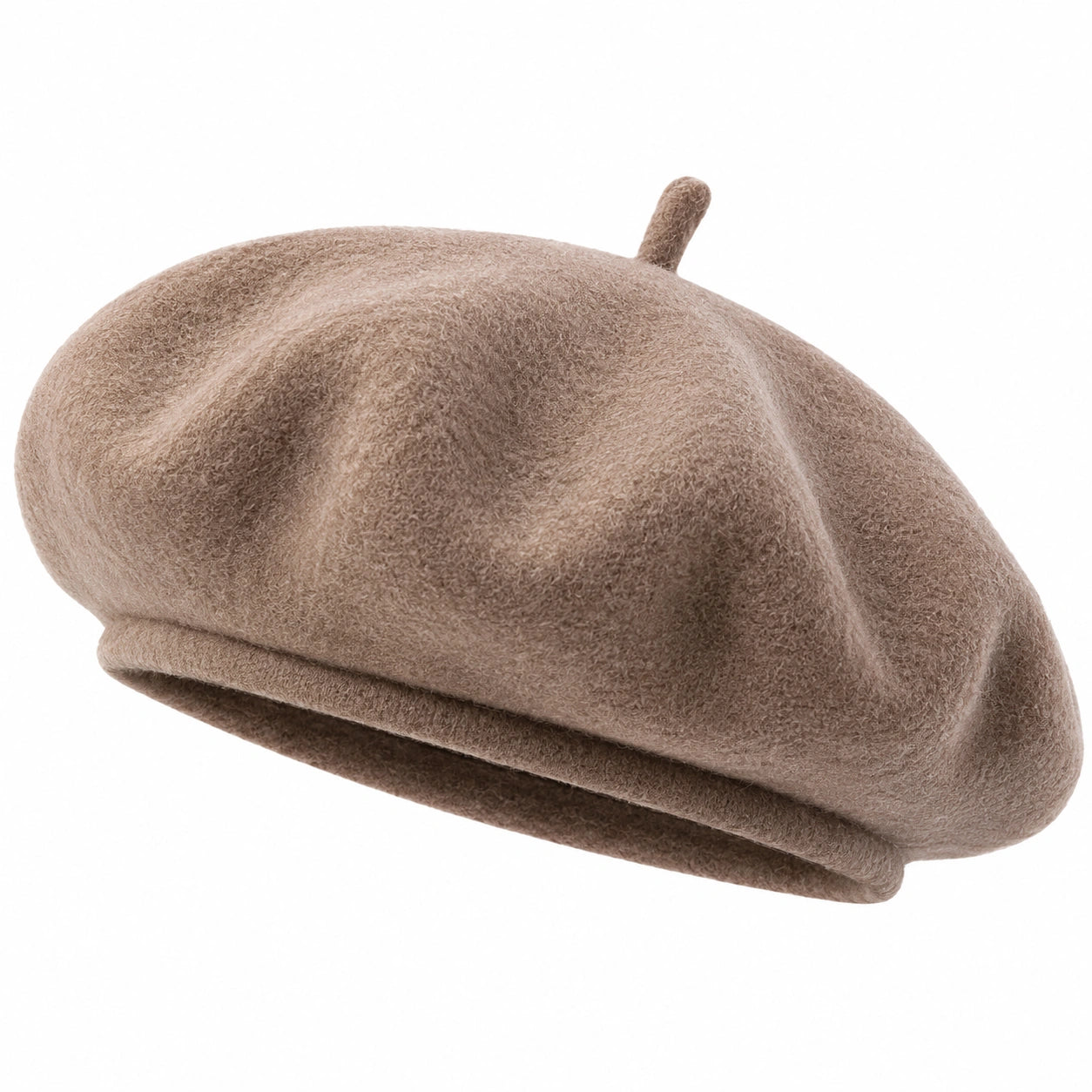 Berretto Basco Unisex Elegante in Beige