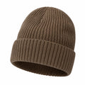 Berretto a Maglia Unisex Caldo Marrone