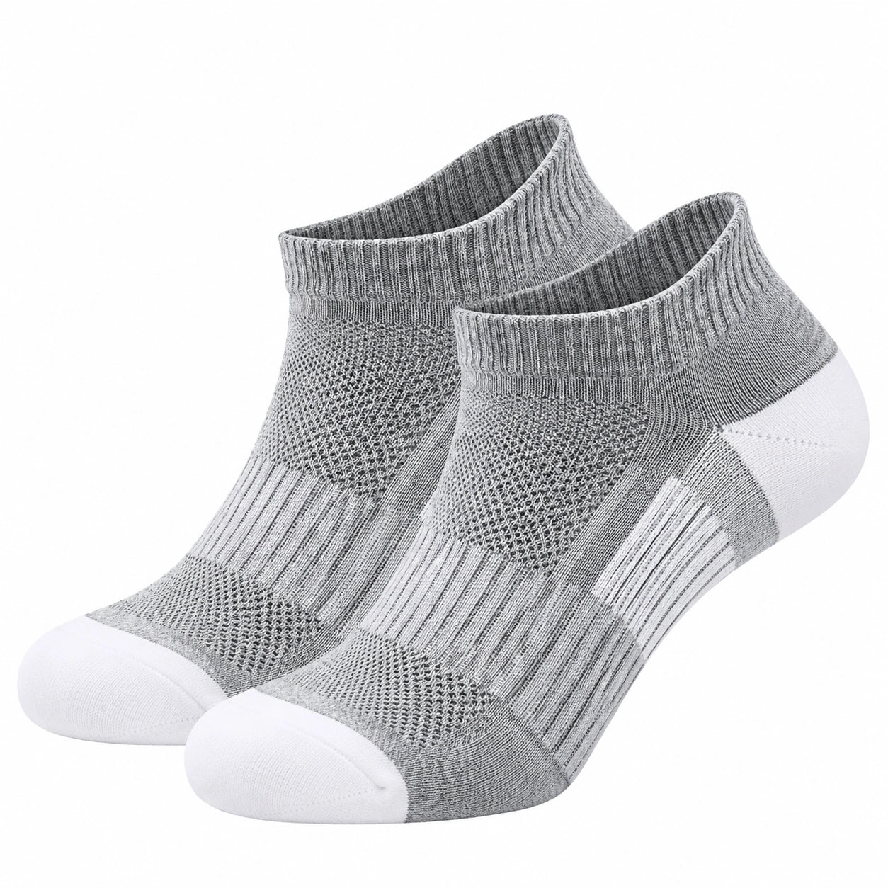 Calzini Corti Traspiranti Grigio/Bianco Unisex